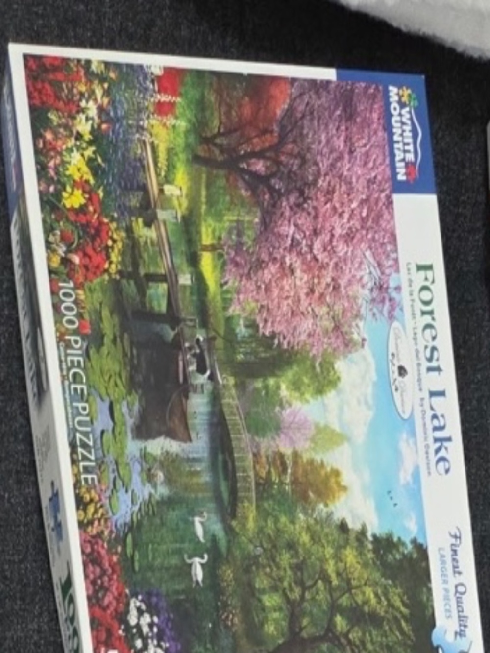 White Mountain 2000 Piece Puzzle Bundle Forest Lake Readers Paradise
